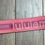 Lululemon  Keychain Never Lost Pink wordmark Photo 0