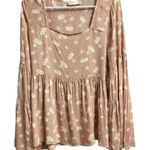Altar'd State Alter'd State Flared Sleeve Floral Blouse Boho Style Women's Size Medium Photo 0