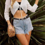 Grace Karin  Ivory Knit Sweater Size M Photo 0