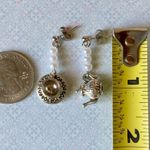Handmade tea cup & pot unique fun fairy antique style dangle earrings☕️🍃🌀 Photo 4