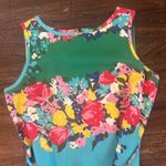Talbots  Floral Dress Cotton Stretch Sheath Summer Career Church Party Size 10 Photo 4