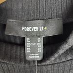 Forever 21  Plus Bodysuit Ribbed Black Knit Puff Long Sleeve NWT Size 2X Photo 1