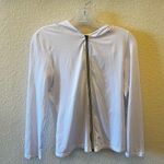 SheIn White Zip-Up Hoodie Photo 0