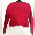 H&M  impulse VTG fringe tribal blazer XS geometric office indie professional Photo 5