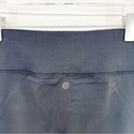 Lululemon Ribbed Waist High Rise Seamless Leggings 6 Black Photo 5