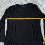 ASOS DESIGN Women’s V Neck long sleeve Maternity nursing top in black size 6 Photo 5