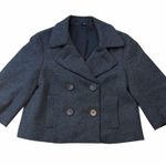 Theory Gray 3/4 Charcoal Puffer Pea Coat Photo 0