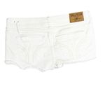 Hollister  White Micro Low Rise Denim Shorts size‎ 1 Photo 3