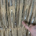 Mac Duggal Beaded Sequin Long Sleeve V Neck Surplice Neck Romper 10563 Nude 10 Photo 6