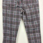 Paige hoxton ankle skinny leg jeans in black Atlantic tartan plaid size 25 Photo 15