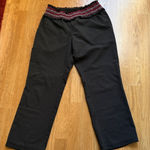 Betsey Johnson  Black Joggers with  Pink,White,Red Accents Photo 0