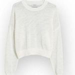 Madewell Loose-Knit Crewneck Sweater Women's XXS Natural Long Sleeve NWT READ Photo 0