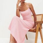 Reformation ππ Liya Dress ~ Corvette Hot Pink 10 NWT Photo 0