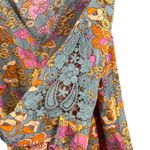 BloomChic Floral Bell Sleeve Boho Tunic Top V Photo 1
