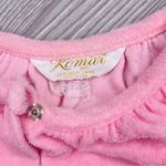 Vintage Roman for leisurely living costal house dress terry cloth robe small Pink Photo 2