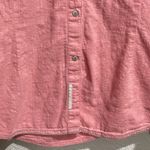 Wrangler  47 Pink Western Shirt Long Sleeve Large Cotton Embroidered Metal Button Photo 7