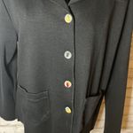Coldwater Creek  Black Sweater Blazer Cardigan Size Petite Small PS Photo 3