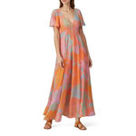 Veda Corazon Maxi in Palma Medium Womens Long Dress Gown Sherbert Pink Photo 15