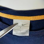 Nike Y2K 00s  T Shirt Classic Spellout Graphic Tee Cotton Short Sleeve Blue M Photo 12