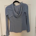 Lululemon Light Blue Running Zip Up Hoodie Photo 2