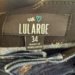 LuLaRoe  Straight Leg Seamed Jeans Size 34 Photo 2