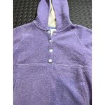 Outdoor Voices Megafleece Snap Up Hoodie Relaxed Womens XS Purple Pullover Photo 1