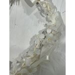 Vintage‎ Bridal Veil with Floral Headpiece Wedding Veil Flower Crown White Photo 5