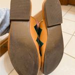 Farm Rio  | Tan Beaded Leather Mules Photo 3