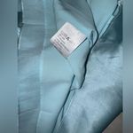 Mother of All Roxy halter mini drape silk light blue Dress medium Photo 5