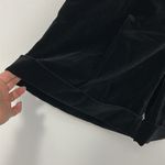 3.1 Phillip Lim  Black Velvet Cuffed Trouser Shorts Photo 3