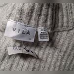 NWT VILA Light Gray Knit Sweater Size M Photo 8