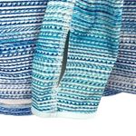 Nike Dri-Fit Blue Striped Long Sleeve Base Layer Running Pullover Top Photo 7