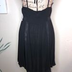 Free People Intimately  High Neck Open Back Black Lingerie with Crochet Size S Photo 5