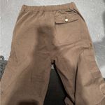 Cider  Brown Cargo Jeans Relaxed Fit Utility Style Photo 3