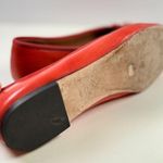 Tory Burch Charm Womens Shoes Orange Leather Ballet Flat Slip On Sandals 10.5 M Photo 6