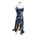 Womens  Eyecandy Floral Sleeveless Flowy Romper Dress - Sz S Photo 1