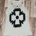 Boutique Best Mountain Western Aztec Jeweled Tank Photo 0
