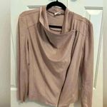 Mote Blush Pink Faux Suede Asymmetric Full Photo 4