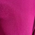 SKIMS Long Sleeve Dress Luxe Limited Edition Fuchsia Shimmer Foil Womens Medium Photo 7