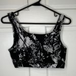 Mondetta Abstract Criss Cross Back Sports Bra in Black/Gray/White - XS/SMALL Photo 1