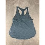 Lululemon tank Top Womens 12 Singlet Heather Teal Scallop Racerback Run Photo 5
