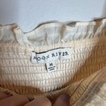 Moon River  metallic plaid puff sleeve smocked dress Photo 3