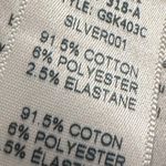 Good American  Good Skirt Coated Silver Metallic Mini Length Size 4 Women's Photo 13