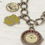 Juicy Couture Vintage  Silvertone Charm Bracelet Jewelry Photo 1