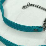 Blue Perforated Faux Leather Chain Handbag Strap Replacement ✨ Photo 11