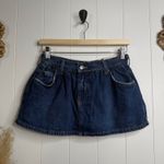 Free People  denim skort 24 cotton micro mini Photo 1