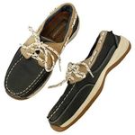 Rockport Works Women’s Sailing Club Slip Resistant Steel Toe Work Shoes Size 8 Blue Photo 0