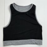Zyia Active Women's Size M Crop Tank Top Sports Bra Gray Space Dye Athletic Yoga Size M Photo 4