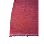 ZARA Womens Red Orange Textured Knit Sweater with Metallic Thread Size M Photo 6