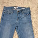 frame denim FRAME Le Skinny de Jeanne Crop Jeans Size 30 Light Wash Dip Dye Photo 2